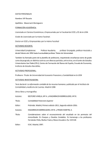 DATOS PERSONALES Nombre: Mª Rosario Apellidos: Mazarracín