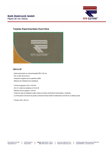 Tarjetas Experimentales Dual Inline