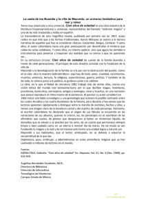 La casta de los Buendía y la villa de Macondo, un universo