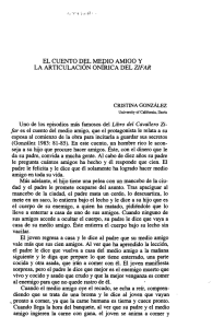 El Cuento del Medio Amigo y la Articulación Onírica del Zifar