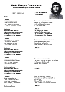 Hasta Siempre Comandante - La musique avec Monsieur Vialatte