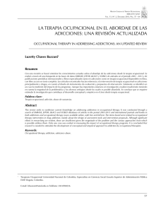 Terapia Ocupacional y Adicciones: Revisión Actualizada