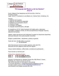 El lenguaje del Rostro y de los Gestos