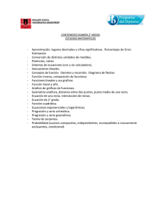 lugares decimales y cifras significativas. Porcentajes de Error