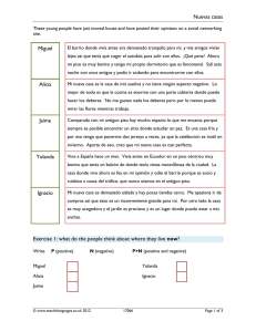 Nuevas casas Miguel Alicia Jaime Yolanda Ignacio Exercise 1: what