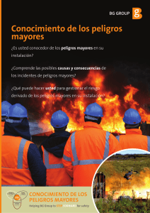 Conocimiento de los peligros mayores