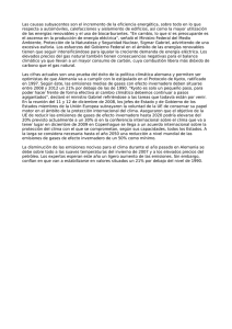 Las causas subyacentes son el incremento de la eficiencia