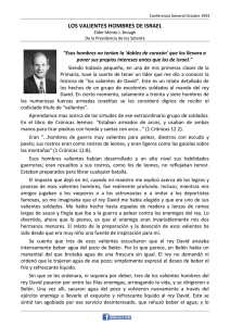 los valientes hombres de israel