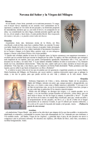 Novena del Señor y la Virgen del Milagro