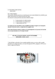 CP MANJÓN-CERVANTES ALICANTE Sres. Padres