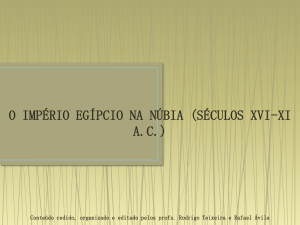 o império egípcio na núbia (séculos xvi-xi ac)