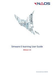 Simware E-learning User Guide