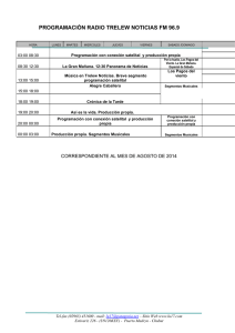 PROGRAMACIÓN RADIO TRELEW NOTICIAS FM 96.9