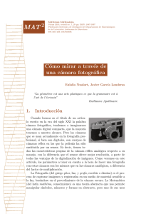 2 Cómo mirar a través de una cámara fotográfica