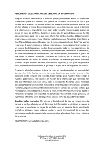 Documento: STANDING UP. Argumentación