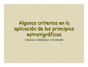 Problemas en la aplicación de conceptos estratigráficos