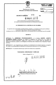e -f - Ministerio de Relaciones Exteriores