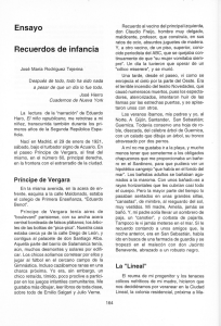 Ensayo Recuerdos de infancia