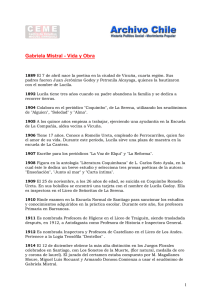 Gabriela Mistral - Vida y Obra