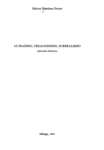 Héctor Martínez Ferrer ULTRAÍSMO, CREACIONISMO