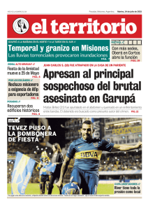 Apresan al principal sospechoso del brutal asesinato