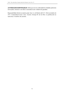 AUTORIDADES RESPONSABLES. Deben proveer de conformidad
