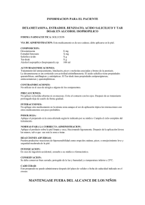 MANTENGASE FUERA DEL ALCANCE DE LOS NIÑOS