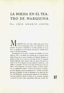 La poesía en el teatro de Marquina