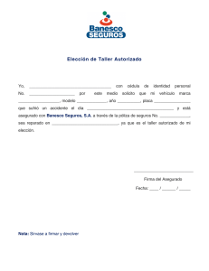 Elección de Taller Autorizado