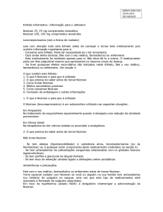 Folheto informativo