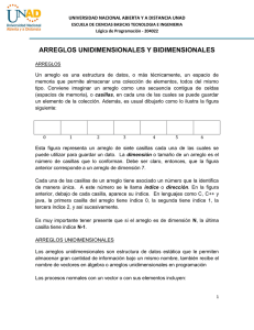 Arreglos Unidimensionales y Bidimensionales en C++