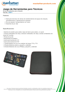 Juego de Herramientas para Técnicos
