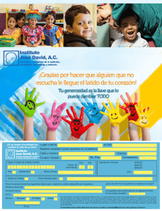 Lugar y fecha Nombre completo (como aparece en el plástico) Calle