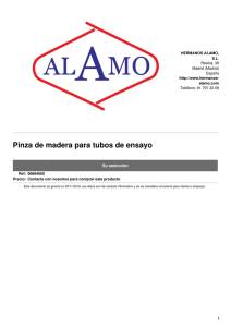 Pinza de madera para tubos de ensayo