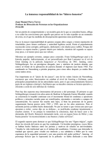 La inmensa responsabilidad de los "líderes honestos"