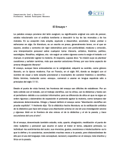 El Ensayo *