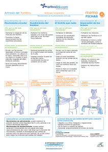 Osteoartritis incipiente Osteoartritis del hombro