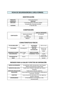 FICHA DE SEGURIDADRESIN A UREA