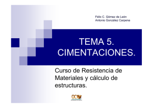 tema 5. cimentaciones.