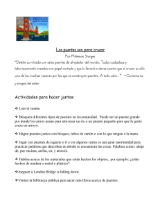 Los puentes son para cruzar