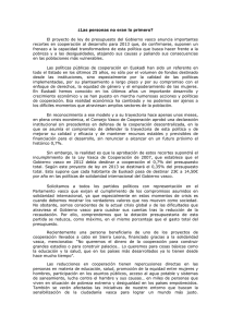 Las personas no eran lo primero