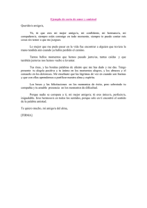 Carta de Amor y Amistad: Ejemplo Inspirador