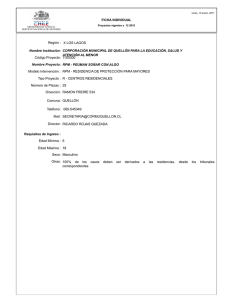 FICHA INDIVIDUAL RPM - PEUMAN SOÑAR CON ALGO RAMON