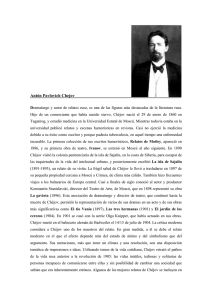 Biografía de Antón Chejóv