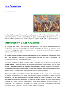 Las Cruzadas - Escuelapedia