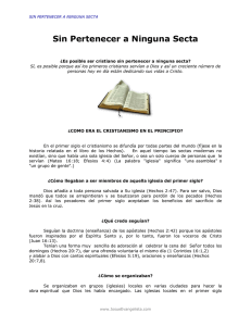 Sin Pertenecer a Ninguna Secta