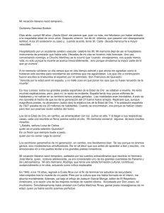 Temprana vocación literaria