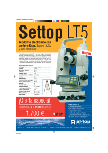 Datasheet Teodolito LT5