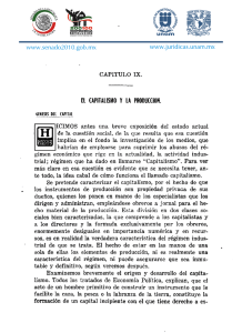 EL CAPITALISMO Y LA PRODUCCiON.