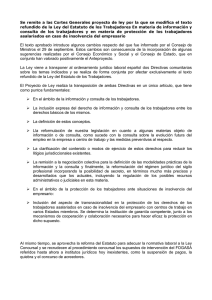 El texto aprobado introduce algunos cambios respecto del que fue